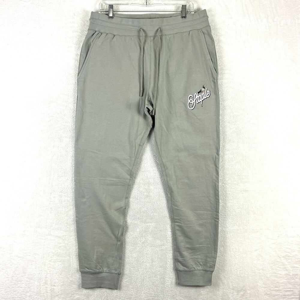 Staple x Thread Beast Joggers Mens XL Gray Pigeon Preppy Streetwear Workout Gym